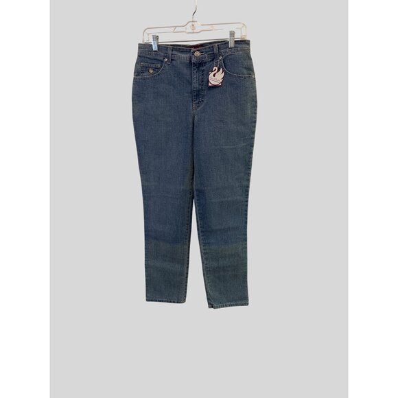 Gloria Vanderbilt Sz 10 Amanda Straight Leg Stretch Classic Fit Denim Jeans - Picture 6 of 8